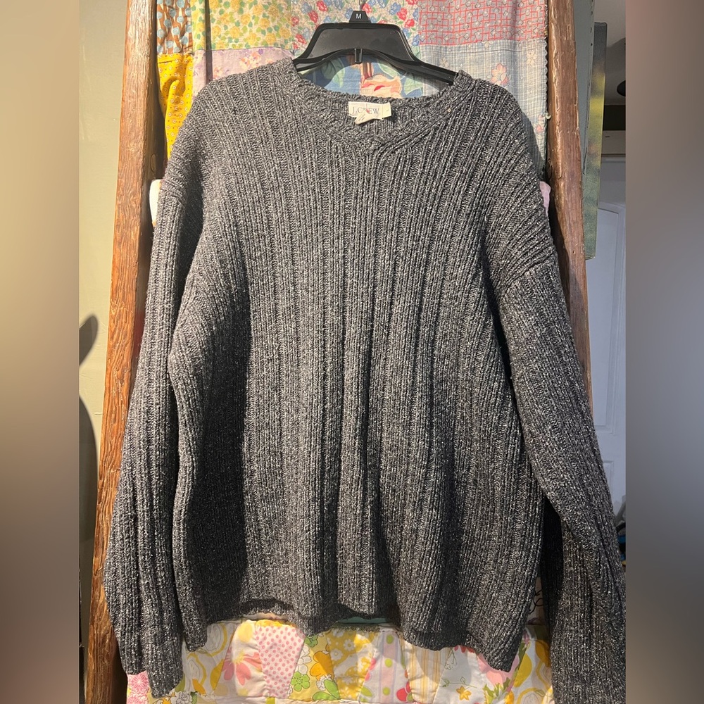 Jcrew Cozy Gray Women's Sweater size large